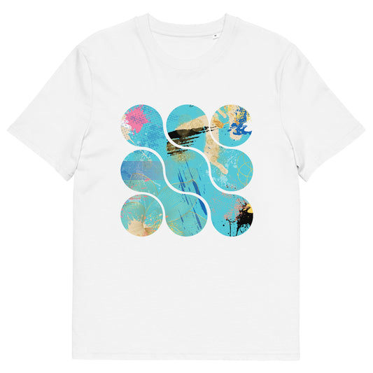 Unisex Sava Teal Peaces T-Shirt
